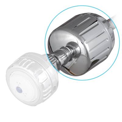 Aqua High Output Shower Filter - (Chrome) includes “Sprite” Adapter